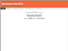 Tablet Screenshot of bhavaniprivateiti.org